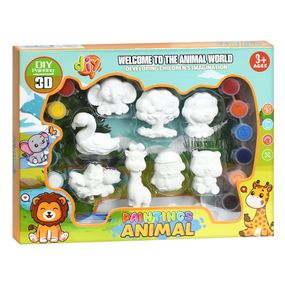 Набор для творчества Животные MK 5723(Animal) краски, кисточки