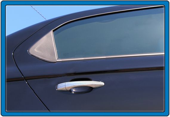 Накладки на ручки (4 шт., нерж.) Carmos - Турецька сталь для Citroen C-Elysee 2012-2024 рр