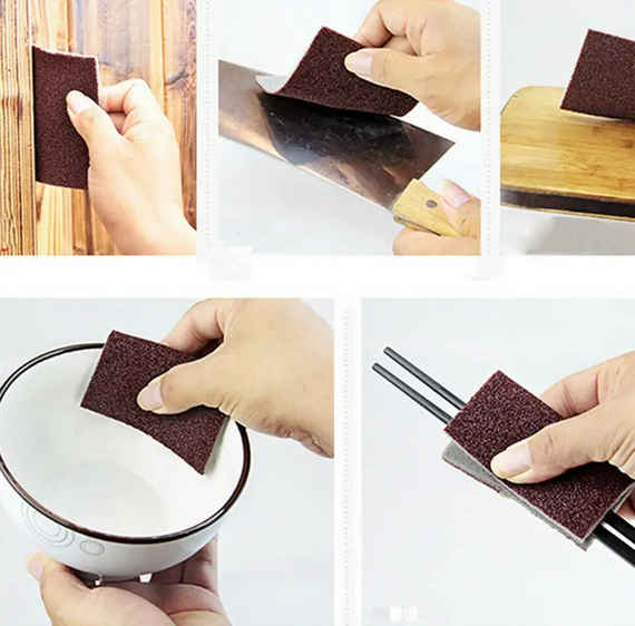 Абразивна губка для чищення посуду sandpaper AND-5599 | Зображення 5