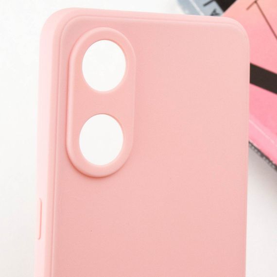 Силіконовий чохол Candy Full Camera для Oppo Reno 8 T 4G Рожевий / Pink Sand | Зображення 5