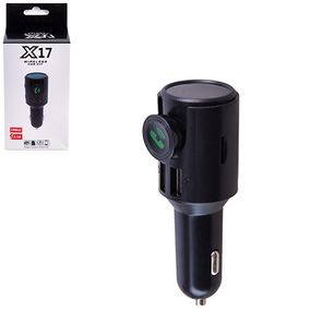 Модулятор FM 5в1 X17 12-24v 2USB 5V-2.1A TF card BT