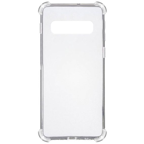 TPU чохол GETMAN Ease logo посилені кути для Samsung Galaxy S10 Безбарвний (прозорий)