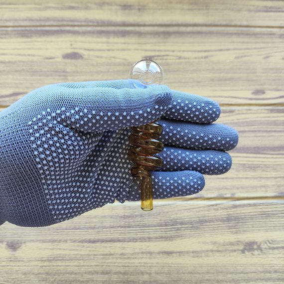 Стеклянная трубка Helix Compact Oil Orange | Зображення 2