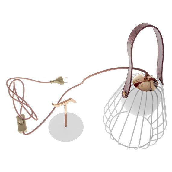 Бра настенное накладное в спальню лофт BL-529W/1 G9 WH | Зображення 4