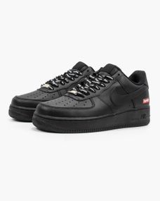 Кросівки Air Force 1 '07 Supreme "Black" весна / літо / осінь 0393