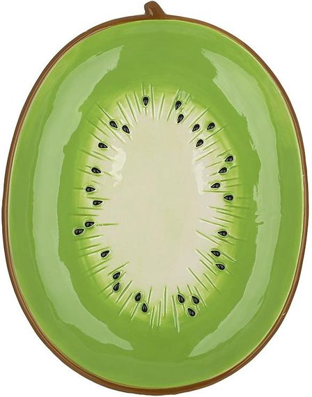 Тарілки керамічні "Ківі" 27х21см, набір 2 обідні тарілки "Kiwi"