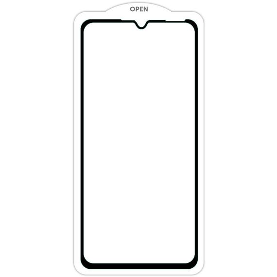 Захисне скло SKLO 5D (тех.пак) для Samsung A30s/A50/A50s/M30 /M30s/M31/M21/M21s Чорний / Біла підкладка