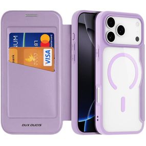 Чохол-книжка Dux Ducis Skin X Pro with MagSafe для Apple iPhone 17 Pro (6.3") Purple