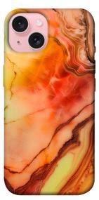 Чохол з картинкою Червоний корал мармур для Apple iPhone 15 (6.1")