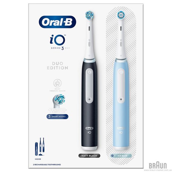 Електрощітка BRAUN Oral-B iO Series 3 Duo iOG3.d.2i6.2K типу 3769 | Зображення 2