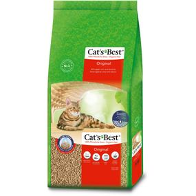 Наповнювач Cat’s Best для котячого туалету Original деревний 40 л / 17,2 кг