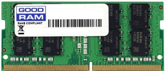 Модуль пам'яті для ноутбука SoDIMM DDR4 8GB 2666 MHz Goodram (GR2666S464L19S/8G)