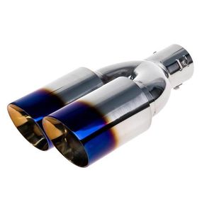 Насадка на глушник НГ-0260-BL, внутр.d 64мм/довж. 250мм/2*зовн.d 89мм