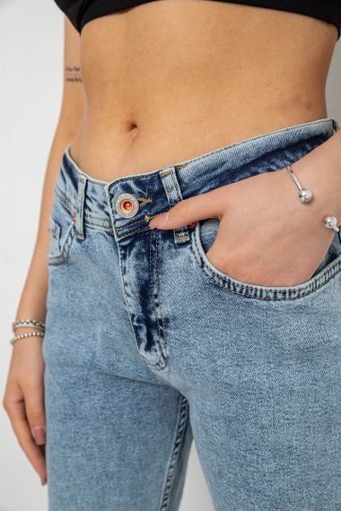 Джинси жіночі, колір блакитний, 244R1417 | Зображення 4