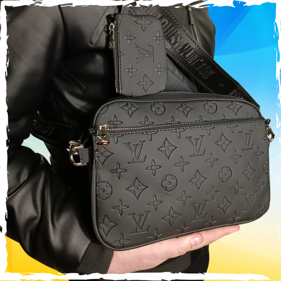 Сумка Louis Vuitton 3в1. Сумка + гаманець + клатч. Сумка Луі, сумка Луі Віттон | Зображення 1