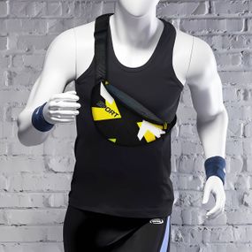 Сумка-бананка мужская/женская Sport 32×16 см с расширителем поясная сумка или сумка через плечо (02900)