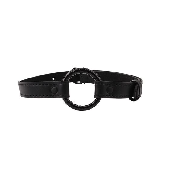 Кляп-кільце Chisa Fierce Euphoria O-Ring Gag, чорний Sex Aura | Зображення 3