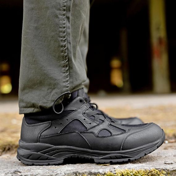 Кроссовки тактические STIMUL Техас / Кожа / Cordura / Деми / Зима 30.1, Весна/Осень, Черный | Зображення 4