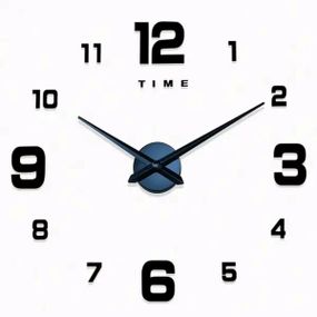 Годинник настінний діаметр 10 см круглий на кухню в стилі лофт HP-3Y-1B