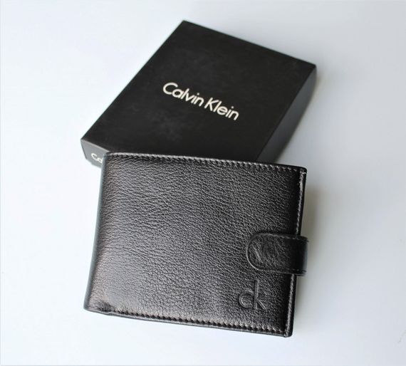 Подарочный набор Calvin Klein ремень и кошелек black | Зображення 7