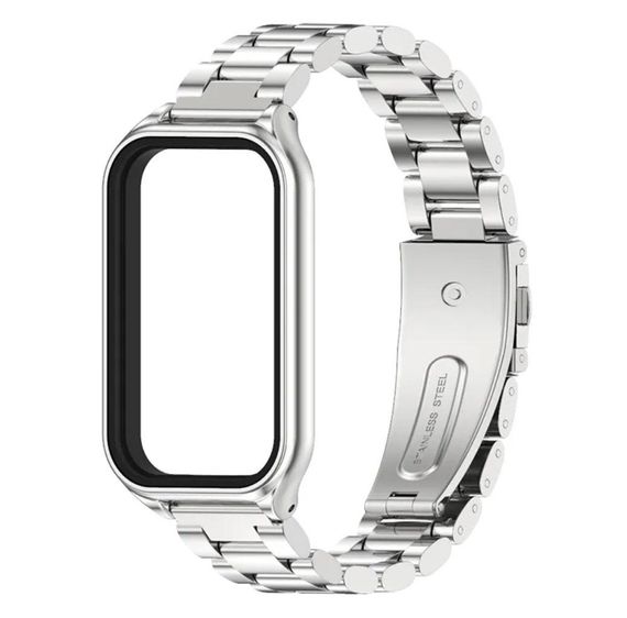 Металлический ремешок Mijobs для фитнес браслета Xiaomi Smart Band 9 Active - Silver