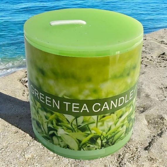 Аромасвіча Зелений чай 25-859 Зелена