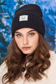 Шапка «Смайл» (5055) черный