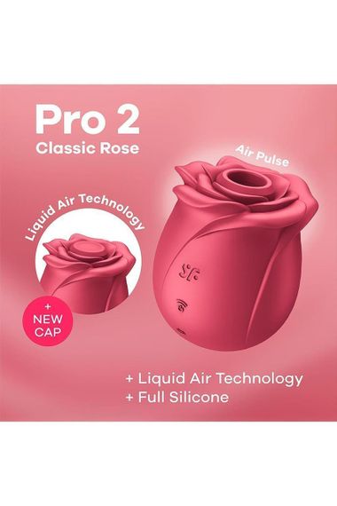 Вакуумный стимулятор - Satisfyer Pro 2 Classic Rose Sex Aura | Зображення 6