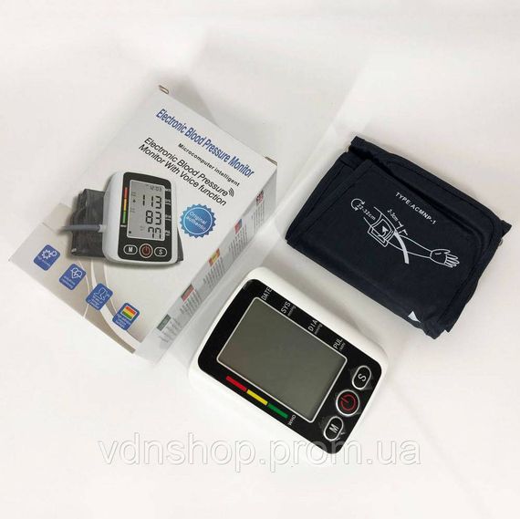 Електричний тонометр LUX, Прилад для вимірювання тиску людини, Апарат для перевірки тиску автомат SY-46