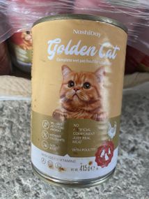 Вологий корм для котів Golden Cat NashiDay з м’ясом птиці 415 г — натуральний склад та вітаміни