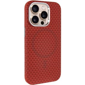 Чохол TPU+PC KVZV Triangular Pattern with Magnetic Fit для Apple iPhone 15 Pro (6.3") Red