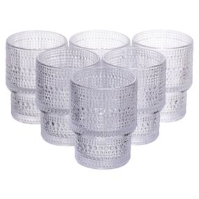 Набір скляних склянок 6 (шт) 200 (мл) для лимонадів, соку, води, коктейлів склянки з товстого скла HP-19-178-1