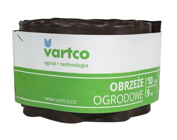 Бордюрная лента  10 см 9 метров коричневая VARTCO (Польша) | Зображення 4