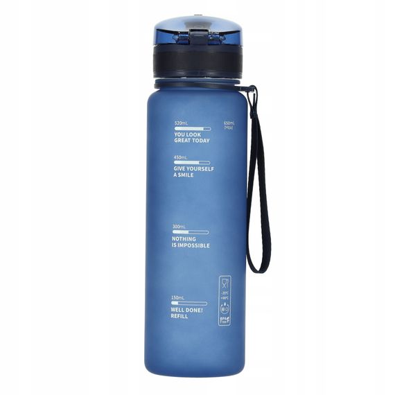 Пляшка для води спортивна 4FIZJO 650 мл Blue (P-5905973403740) | Зображення 1