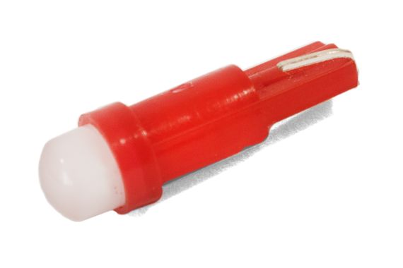 Светодиодная лампа AllLight T 5  1 диод  COB W2*4.6d 12V RED