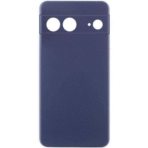 Чохол Silicone Cover Ummi Lakshmi Full Camera (AA) для Google Pixel 7 Синій / Midnight Blue