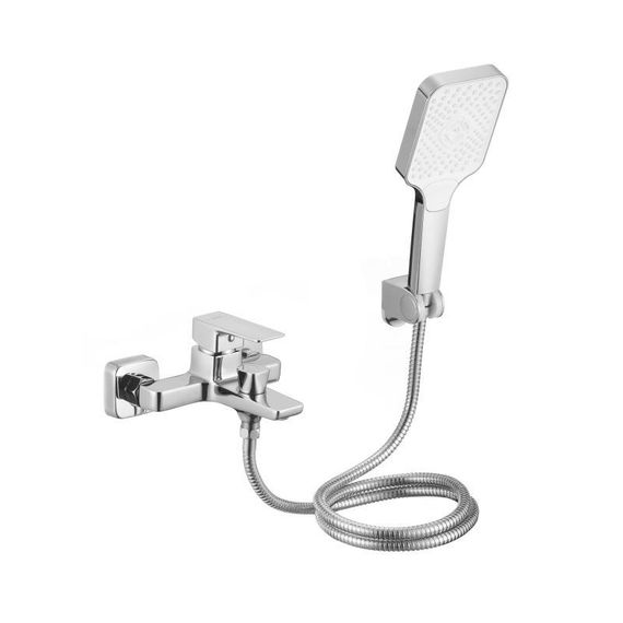 Смеситель латунный для ванны Lidz Orion 006 (c душевым гарнитуром) (k35) LDORI006CRM48093 Chrome