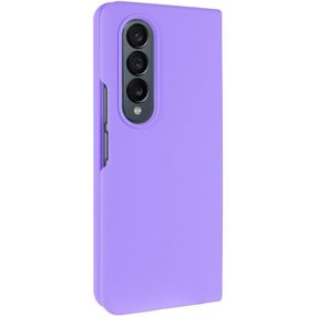 Чохол Foldables Silicone Cover Lakshmi (AAA) для Samsung Galaxy Z Fold4 Білий / White Бузковий / Dasheen
