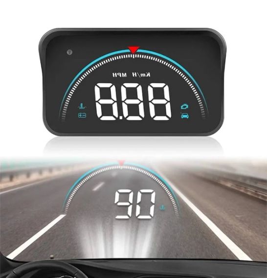 Проекція швидкості на лобове скло M8 з OBD2, дисплей HUD для автомобіля | Зображення 9