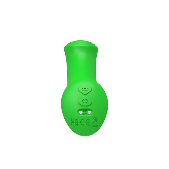 Класичний вібратор Chisa Lust Ripple Popple, силіконовий, зелений Sex Aura | Зображення 5