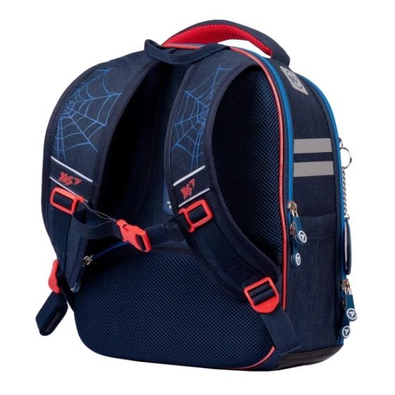 Рюкзак шкільний каркасний YES H-100 Marvel Spiderman 35х28х15 см синій (552139) | Зображення 3