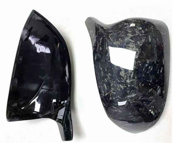 Накладки на Зеркала M V2 (2 шт, Forged Carbon) для BMW X5 G05 2019- гг | Зображення 1