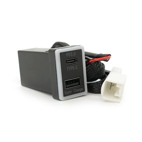 АЗУ врізне 60W-D01T03-С, PD+QC, Type-C: 30W, USB: 30W, LED підсвічування