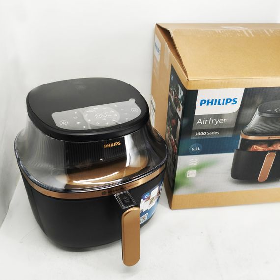 Безмасляная фритюрница безопасная в использовании PHILIPS, Мультипечь для приготовления мяса XT-14 | Зображення 1