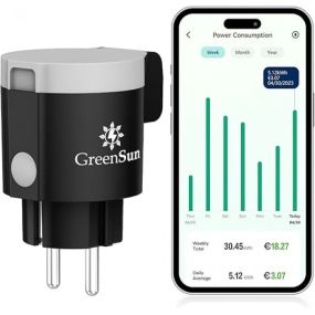 Розумна розетка GreenSun HSCB Black