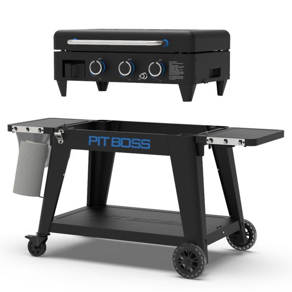 Портативний газовий гриль-планча Pit Boss Ultimate, на 3 пальники, зйомний, зі столом, 10810 Код: 011109 | Зображення 5