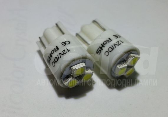 Світлодіодна автолампа Т10, 3pcs 3528 (Precision) | Зображення 1