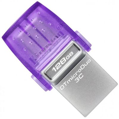 Flash Drive Kingston DT Duo 3C 128GB 200MB/s dual USB-A + USB-C (DTDUO3CG3/128GB)