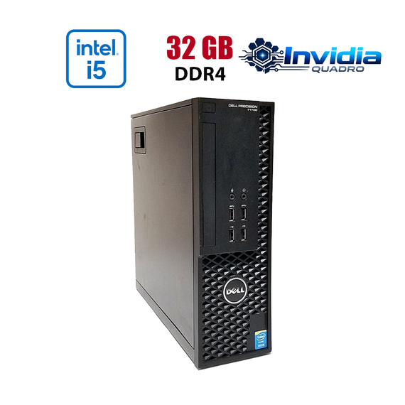 Робоча станція ПК Dell Vostro 3681 Desktop / Intel Core i5-10400 (6 (12) ядер по 2.9 - 4.3 GHz) / 32 GB DDR4 / 256 GB SSD M.2 / nVidia Quadro P620, 2 GB GDDR5, 128-bit / Win 10 Lic б/в