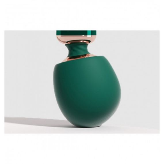 Вібратор-мікрофон Qingnan No.5 Powerful Mini Wand Massager, зелений sexstyle | Зображення 3